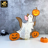 Roo Halloween - Winnie The Pooh Themed 3D Halloween Lantern File - Cricut File 1 - LightBoxGoodMan