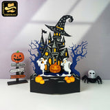 Haunted House 2 - 3D Pop-up Halloween Card File - Cricut File 1 - LightBoxGoodMan