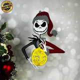 Nightmare Xmas - 3D Christmas Lantern File - Cricut File 3 - LightBoxGoodMan