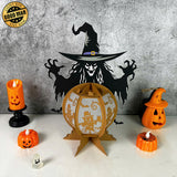 Scarecrow - 3D Witch Crystal Ball Lantern File - Cricut File 1 - LightBoxGoodMan