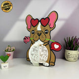 Dog Love - 3D Love Lantern File - Cricut File 1 - LightBoxGoodMan