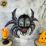 Spider - 3D Spider Lantern File - Cricut File 2 - LightBoxGoodMan