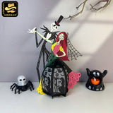 Nightmare Dance Couple - 3D Halloween Couple Lantern File - Cricut File - LightBoxGoodMan
