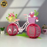 Bicycle - 3D Love Lantern File - Cricut File 1 - LightBoxGoodMan