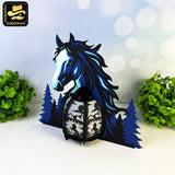 Horse 2 - 3D Animal Lantern File - Cricut File 1 - LightBoxGoodMan