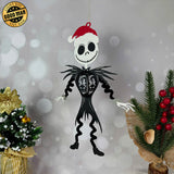 Jack Xmas Hanging - 3D Christmas Lantern File - Cricut File 1 - LightBoxGoodMan