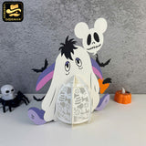 Eeyore Halloween - Winnie The Pooh Themed 3D Halloween Lantern File - Cricut File 1 - LightBoxGoodMan