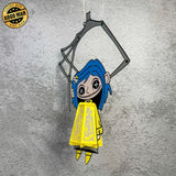 Coraline - Halloween Themed 3D Lantern File - Cricut File 1 - LightBoxGoodMan