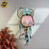 Mouse - 3D Dreamcatcher Lantern File - Cricut File 1 - LightBoxGoodMan