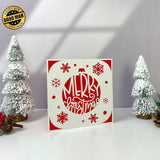 Christmas - 3D Christmas Pop-up Card File - Cricut File 1 - LightBoxGoodMan