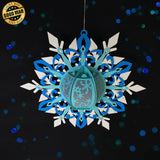 Snowflake - 3D Christmas Lantern File - Cricut File 2 - LightBoxGoodMan