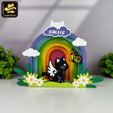 Custom Memorial Pet Cat - 3D Memorial Pop-up Card File - Cricut File 1 - LightBoxGoodMan