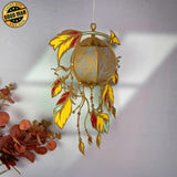 Dreamcatcher - 3D Dreamcatcher Lantern File - Cricut File 3 - LightBoxGoodMan