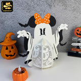 Minnie Halloween -3D  Halloween Minnie Lantern File - Cricut File 1 - LightBoxGoodMan