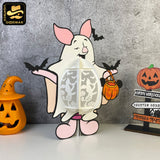 Piglet Halloween - Winnie The Pooh Themed 3D Halloween Lantern File - Cricut File 1 - LightBoxGoodMan