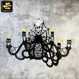 Halloween Chandelier 2 - 3D Halloween Candles Lantern File - Cricut File - LightBoxGoodMan