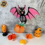 Bat - 3D Bat Lantern File - Cricut File 1 - LightBoxGoodMan