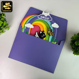 Custom Memorial Pet Cat - 3D Memorial Pop-up Card File - Cricut File 1 - LightBoxGoodMan
