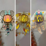 Pack 3 Different Dreamcatcher Lantern - 3D Dreamcatcher Lantern File - Cricut File - LightBoxGoodMan