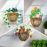 Pack 3 Different Flower Pot - 3D Christmas Lantern File - Cricut File - LightBoxGoodMan