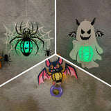 Pack 3 Different Lantern Pattern 3 - Halloween Themed 3D Lantern File  - Cricut File - LightBoxGoodMan