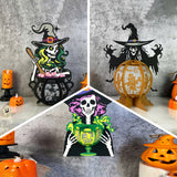 Pack 3 Different Lantern Patterns 14 - Halloween Themed 3D Lantern File - Cricut File - LightBoxGoodMan