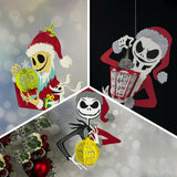 Pack 3 Nightmare Xmas - 3D Christmas Lantern File - Cricut File - LightBoxGoodMan