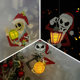 Pack 3 Nightmare Xmas - 3D Christmas Lantern File - Cricut File - LightBoxGoodMan