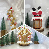 Pack 3 Different Xmas Lantern 12 - 3D Christmas Lantern File - Cricut File - LightBoxGoodMan