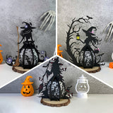 Pack 3 Different Witches 1 - 3D Witch Lantern File - Cricut File - LightBoxGoodMan