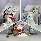 Pack 3 Different Xmas Lantern 17 - 3D Christmas Lantern File - Cricut File - LightBoxGoodMan