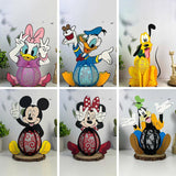 Pack 6 Different Disney Lantern - Wonderland Themed 3D Papercut Lantern File - Cricut File - LightBoxGoodMan