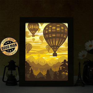 Landscape Paper Cut Light Box Files - LightBoxGoodMan