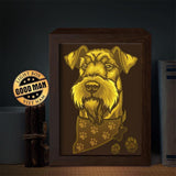 Airedale Terrier – Paper Cut Light Box File - Cricut File - 8x10 inches - LightBoxGoodMan - LightboxGoodman