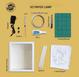 Alice 3 Square - Paper Cut Light Box File - Cricut File - 8x8 inches - LightBoxGoodMan - LightboxGoodman