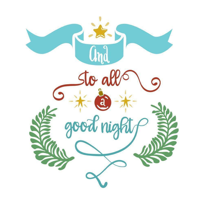 All a Good Night - Cricut File - Svg, Png, Dxf, Eps - LightBoxGoodMan - LightboxGoodman