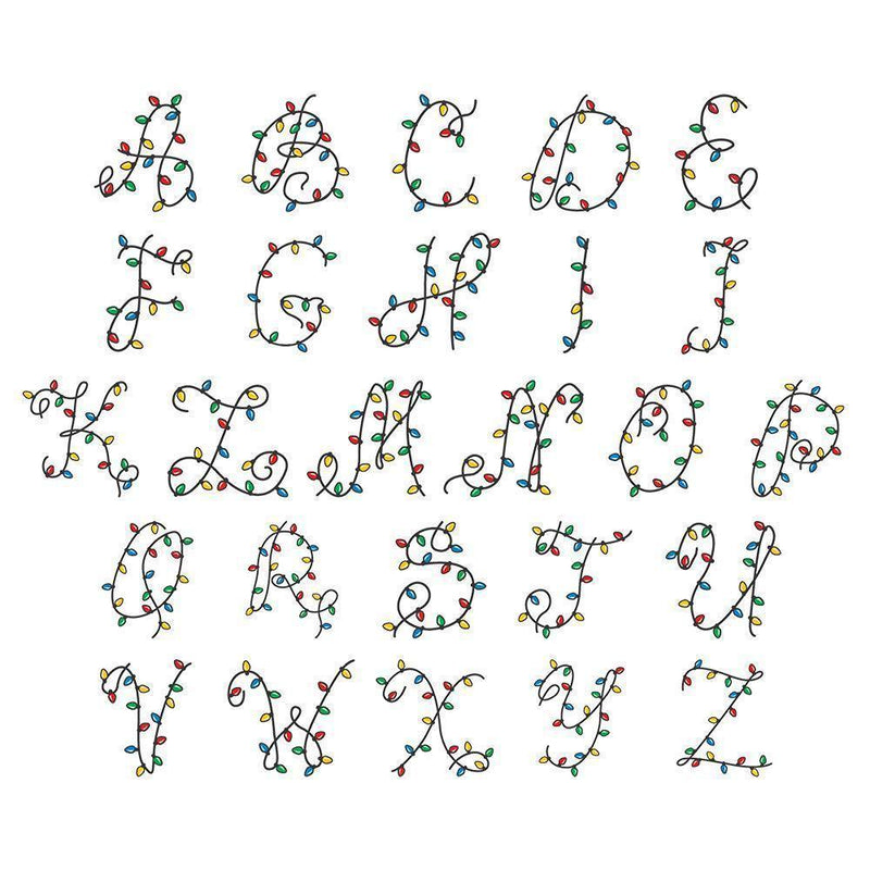 Alphabet - Cricut File - Svg, Png, Dxf, Eps - LightBoxGoodMan - LightboxGoodman