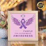 Alzheimer's Awareness – Paper Cut Light Box File - Cricut File - 20x20cm - LightBoxGoodMan - LightboxGoodman