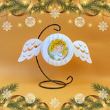 Angel - Christmas Ornament Item 3D Pop-up File - Cricut File - LightBoxGoodMan - LightboxGoodman