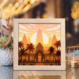 Angkor Wat – Paper Cut Light Box File - Cricut File - 8x8 inches - LightBoxGoodMan - LightboxGoodman