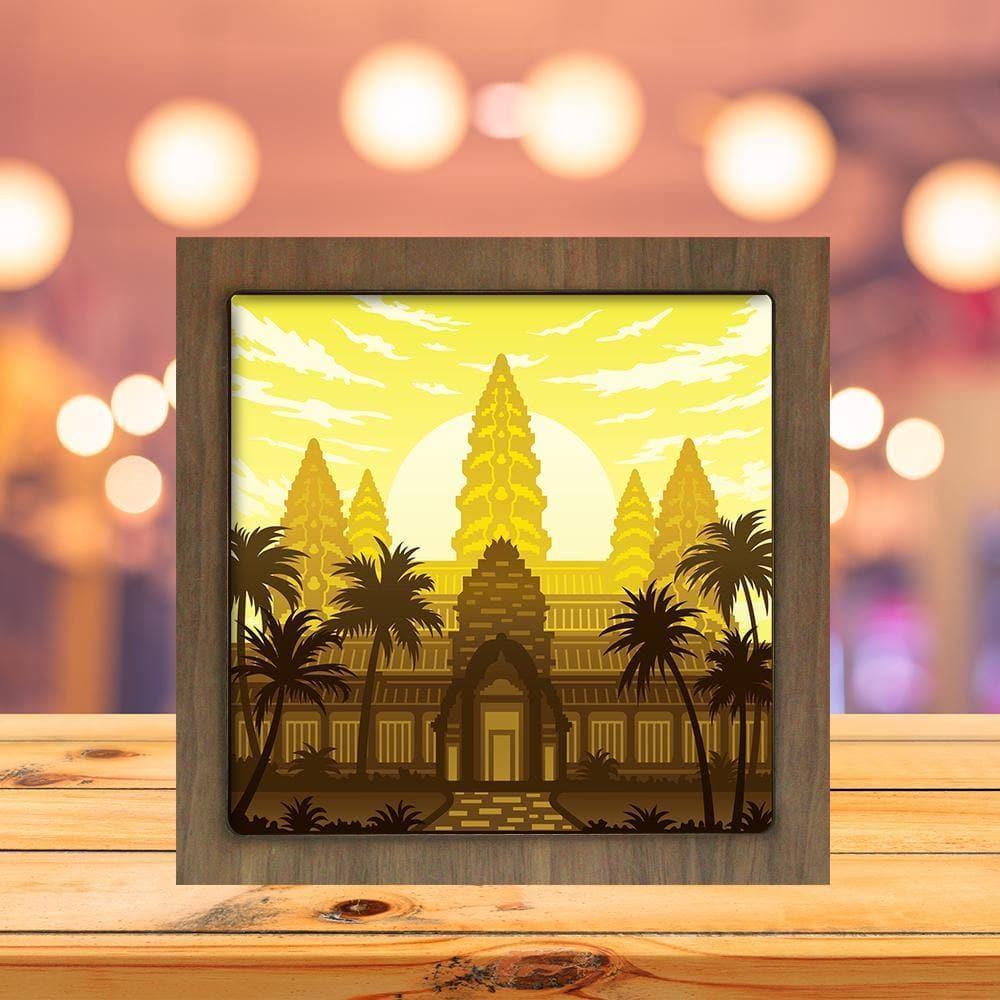 Angkor Wat - Paper Cutting Light Box - LightBoxGoodman - LightboxGoodman