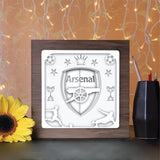 Arsenal - Paper Cutting Light Box - LightBoxGoodman - LightboxGoodman