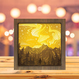 Aurora Borealis - Paper Cutting Light Box - LightBoxGoodman - LightboxGoodman
