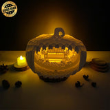Autumn Truck - 3D Pop-up Light Box Pumpkin File - Cricut File - LightBoxGoodMan - LightboxGoodman