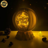 Autumn Vibes - 3D Pop-up Light Box Globe File - Cricut File - LightBoxGoodMan - LightboxGoodman