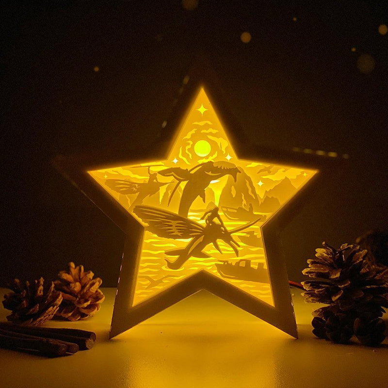Avatar II - Paper Cut Star Light Box File - Cricut File - 20x21cm - LightBoxGoodMan - LightboxGoodman