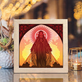 Ave Maria Square – Paper Cut Light Box File - Cricut File - 8x8 inches - LightBoxGoodMan - LightboxGoodman