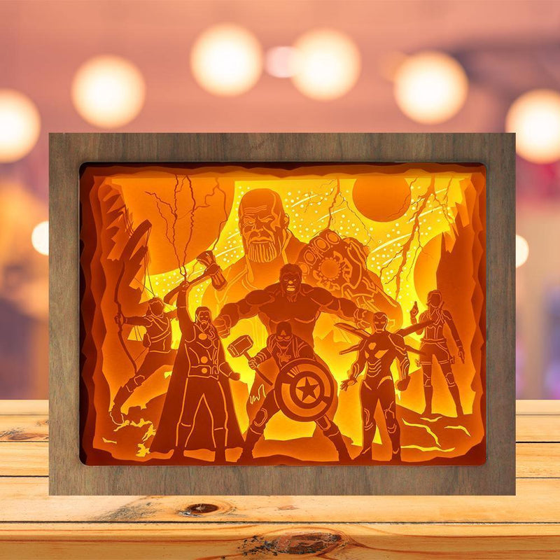 Lord Of The Rings 2 - Paper Cutting Light Box - LightBoxGoodman