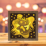 Axolotl - Paper Cutting Light Box - LightBoxGoodman - LightboxGoodman