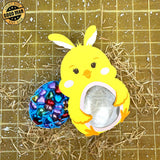 Baby Chick - Easter Candy Box Paper Cutting File - 11x6.4" - Cricut File - LightBoxGoodMan - LightboxGoodman